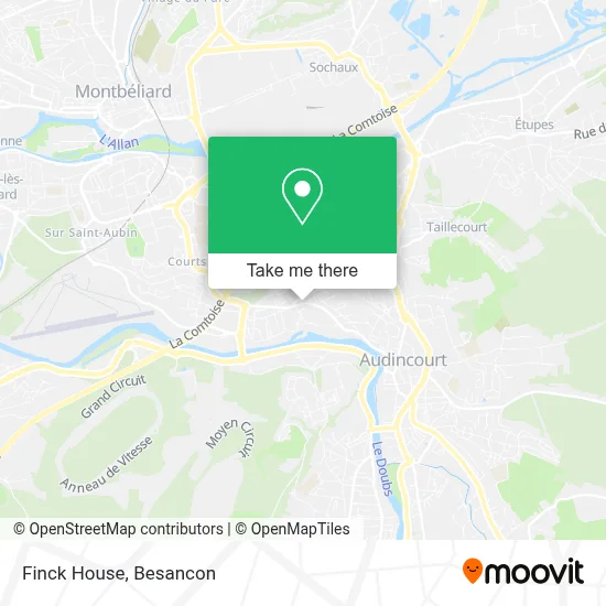 Maison Finck map