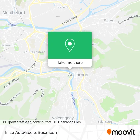 Elize Auto-Ecole map