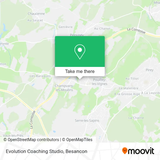 Evolution Coaching Studio map