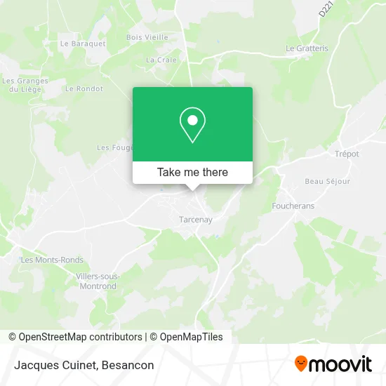 Jacques Cuinet map