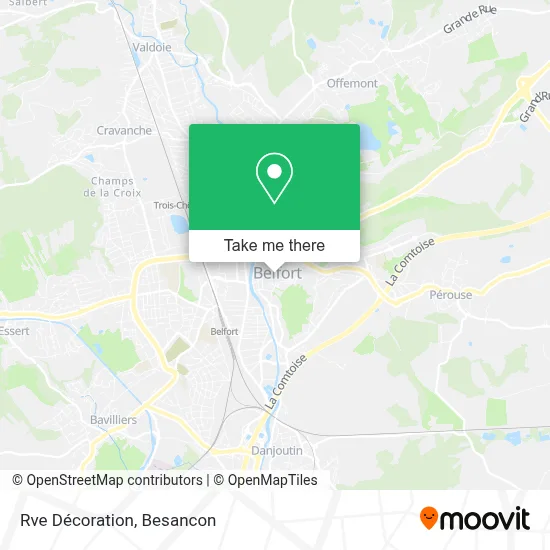 Rve Décoration map