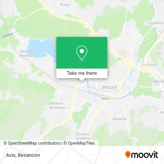 Avis map