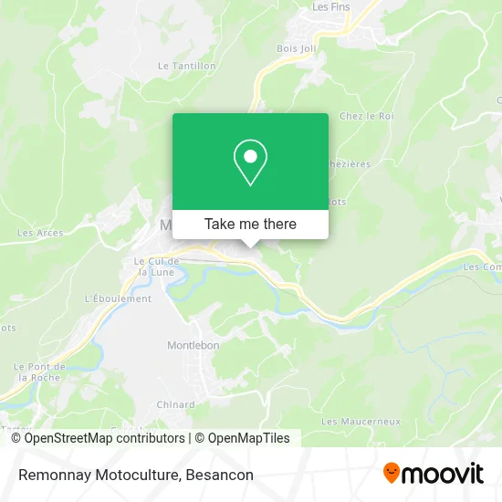 Remonnay Motoculture map