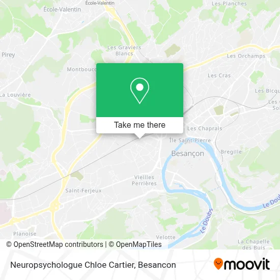 Neuropsychologue Chloe Cartier map