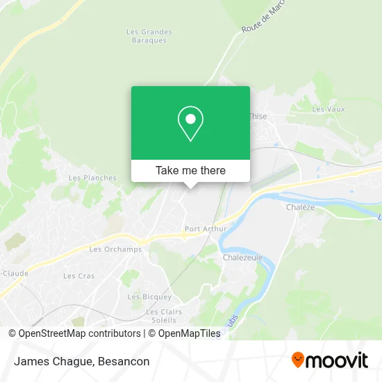 James Chague map