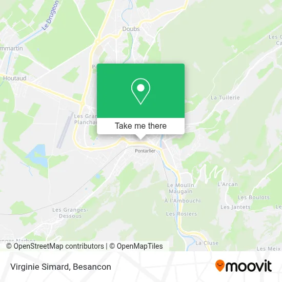 Virginie Simard map