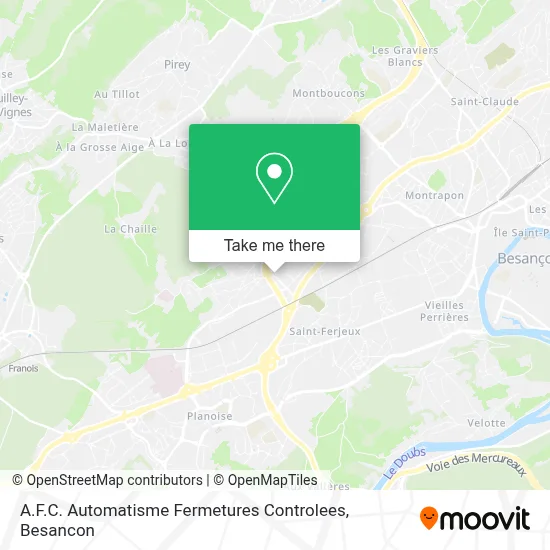 A.F.C. Automatisme Fermetures Controlees map