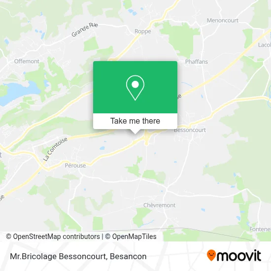 Mr.Bricolage Bessoncourt map