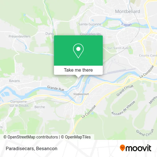 Paradisecars map