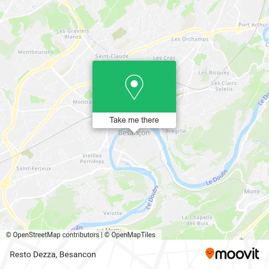 Resto Dezza map