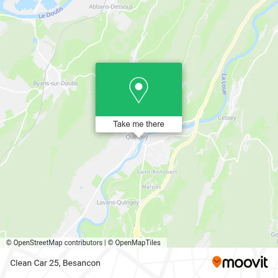 Clean Car 25 map
