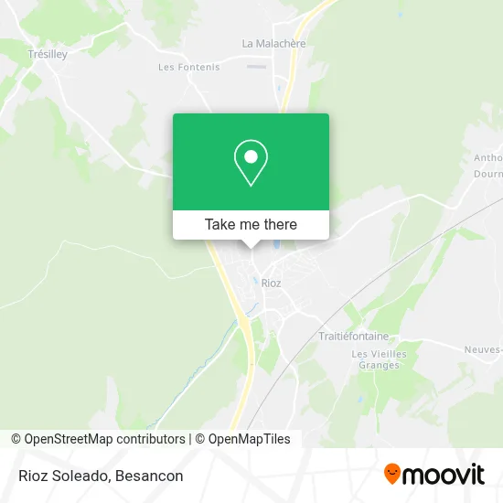 Rioz Soleado map