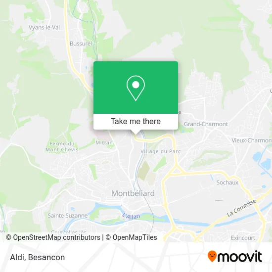 Aldi map