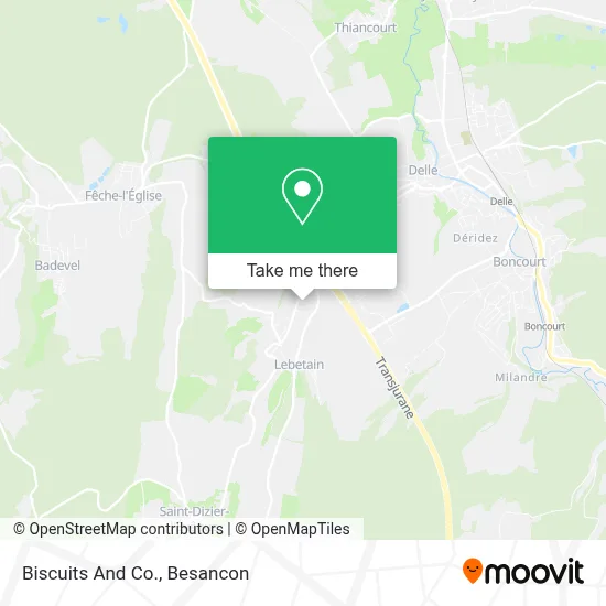 Biscuits And Co. map