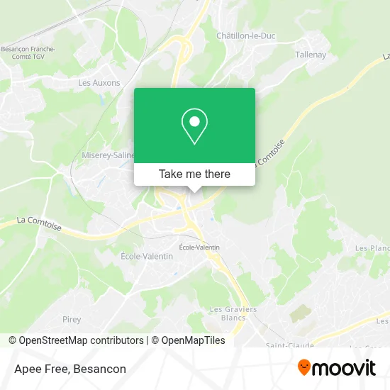 Apee Free map