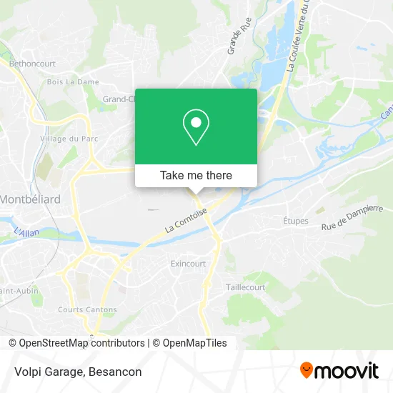 Garage Volpi map