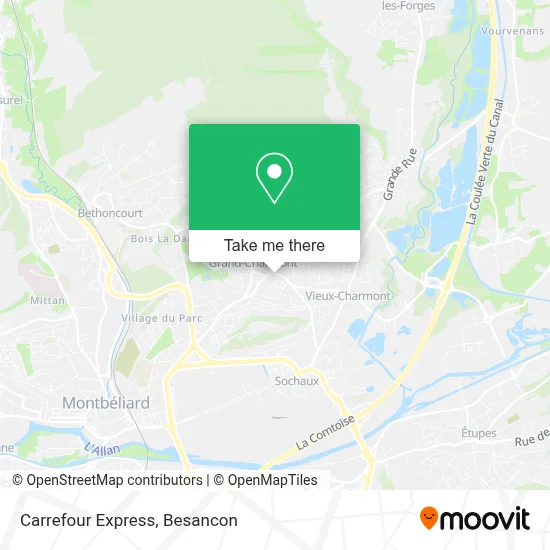 Carrefour Express map
