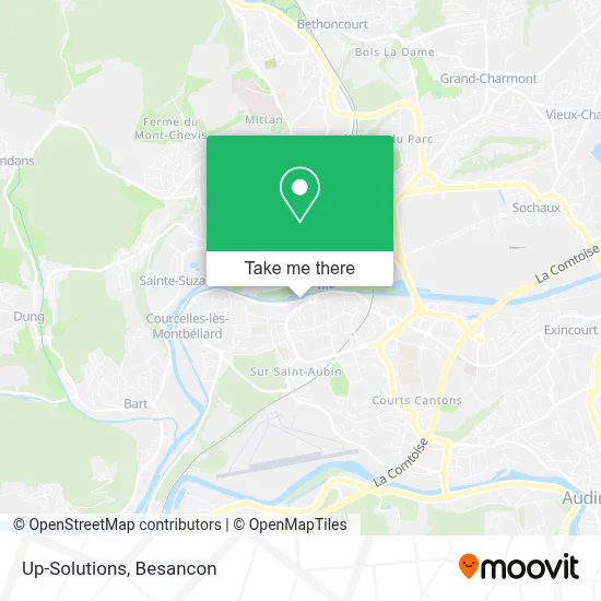 Up-Solutions map