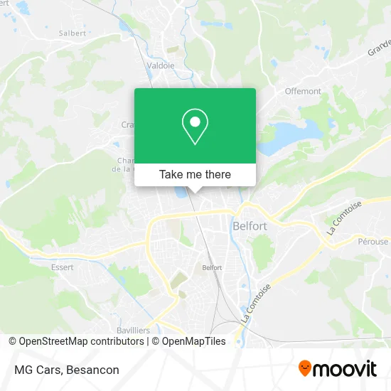 Mg Cars map