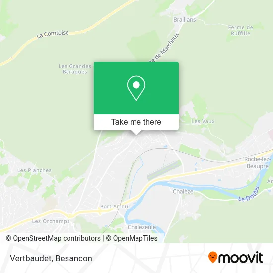 Vertbaudet map