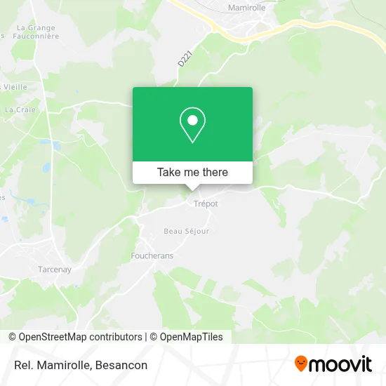 Rel. Mamirolle map