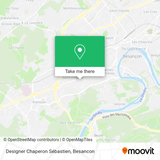 Designer Chaperon Sébastien map