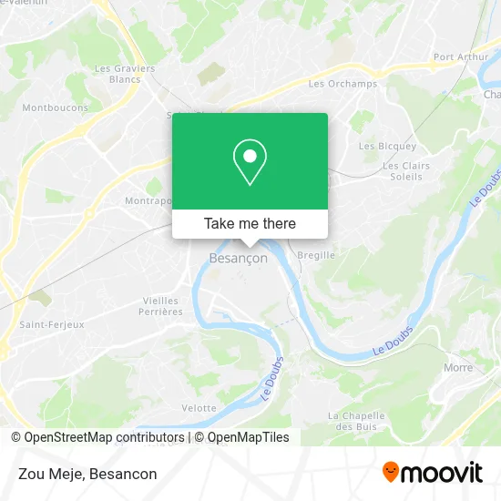 Zou Meje map