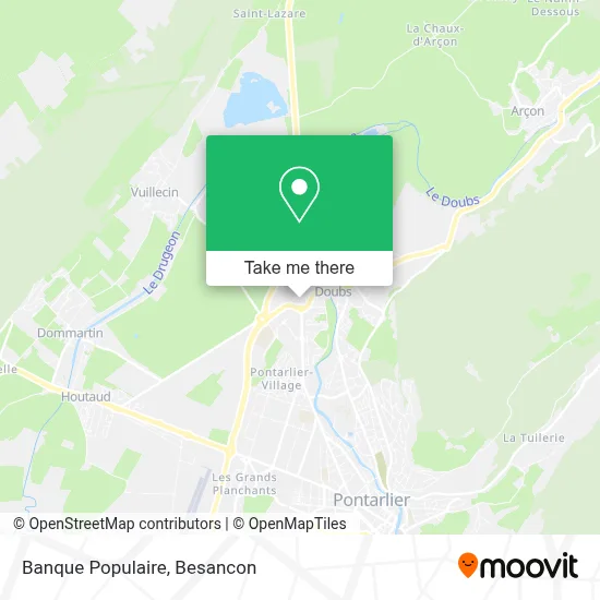 Banque Populaire map