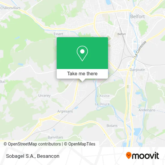 Sobagel S.A. map