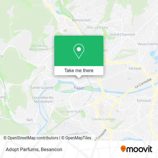 Adopt Parfums map