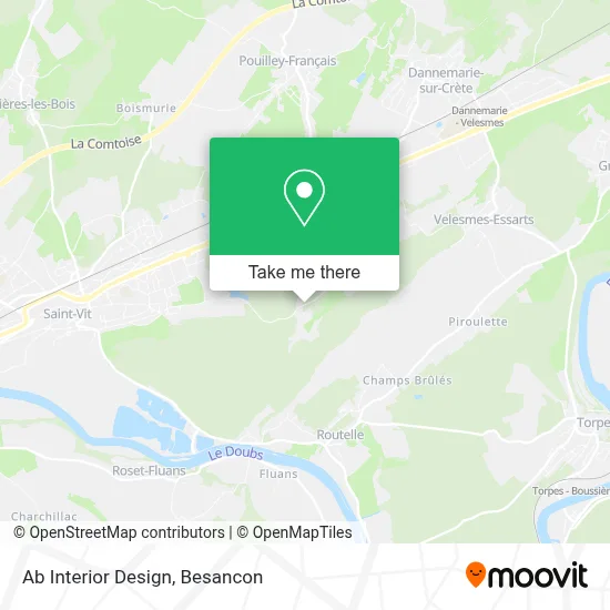 Ab Interior Design map
