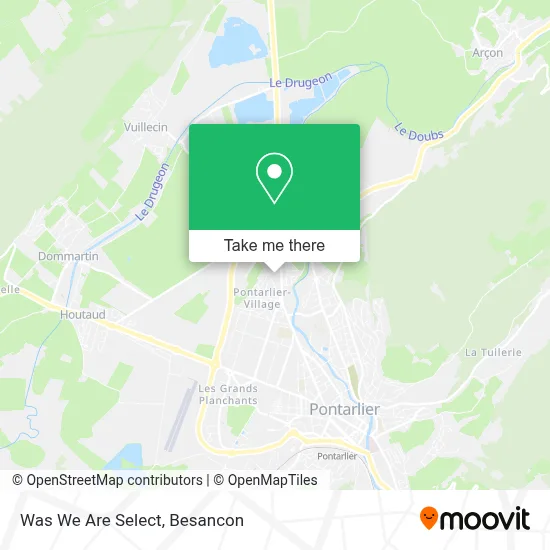 Was We Are Select map