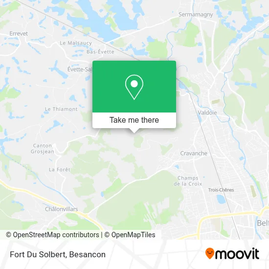 Fort Du Solbert map