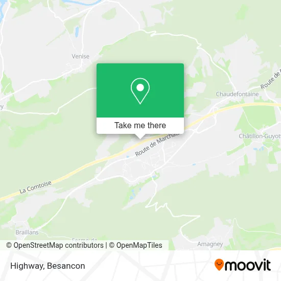 Autoroute map