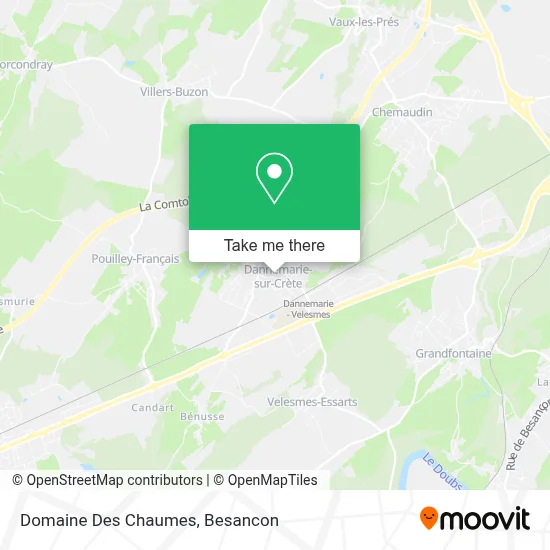 Domaine Des Chaumes map