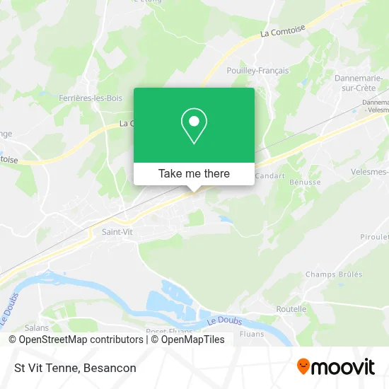 St Vit Tenne map