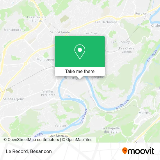 Le Record map