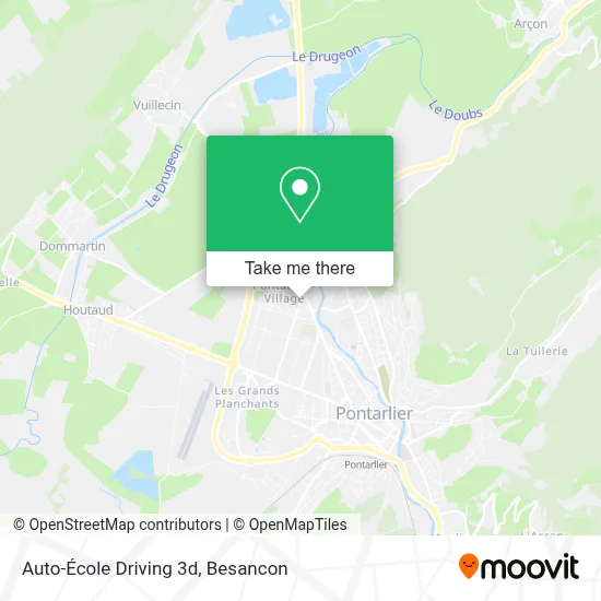 Auto-École Driving 3d map