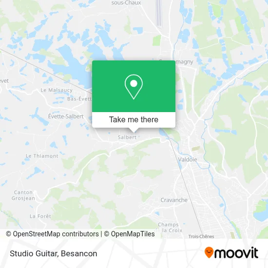 Studio Guitar map