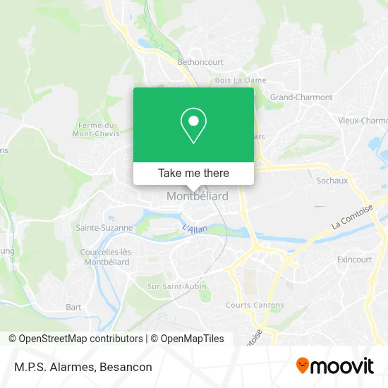 M.P.S. Alarmes map