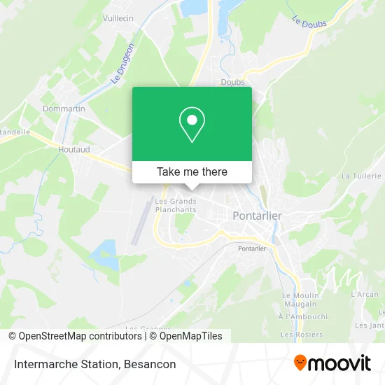 Station Intermarche map