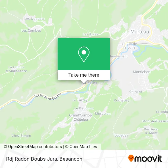 Rdj Radon Doubs Jura map