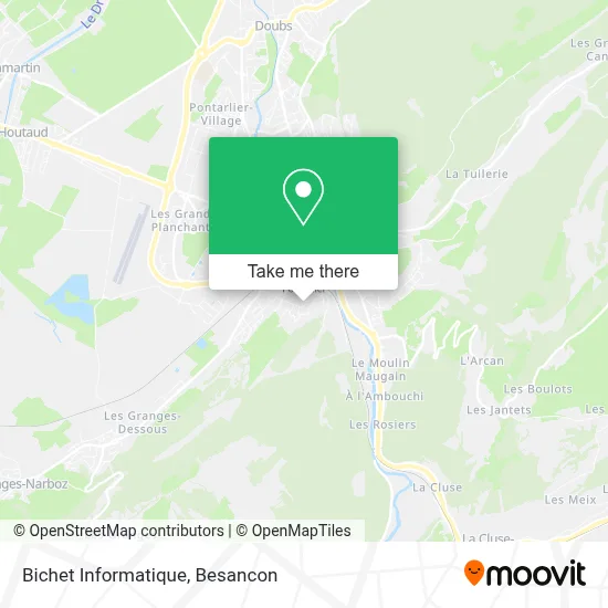 Bichet Informatique map