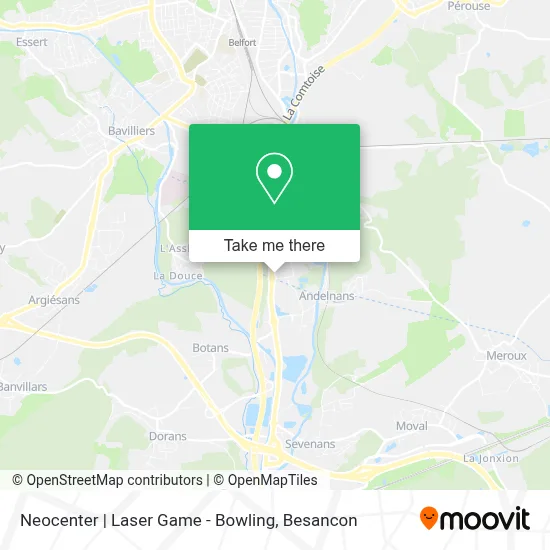 Neocenter | Laser Game - Bowling map