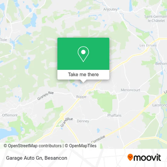 Garage Auto Gn map
