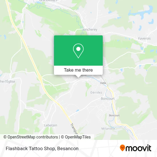 Flashback Tattoo Shop map