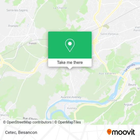 Cetec map