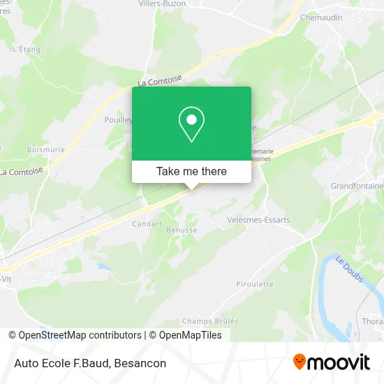 Auto Ecole F.Baud map