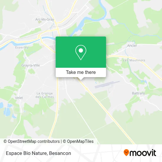 Espace Bio Nature map