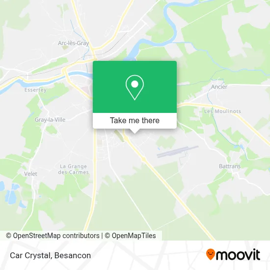 Car Crystal map